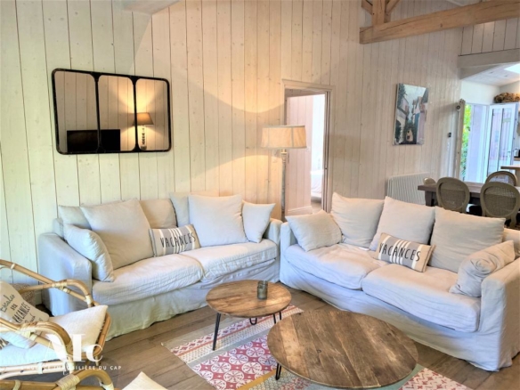 Villa bois marché Ferret