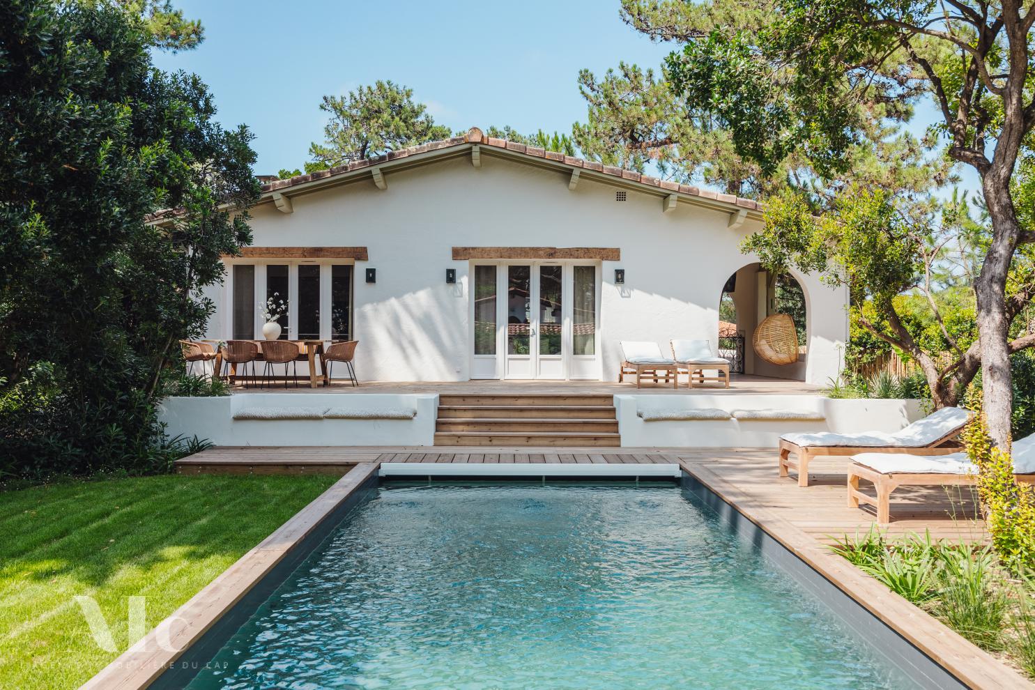 PHOTO-9 Villa cœur Cap Ferret avec piscine chauffée à vendre