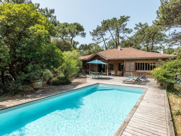 Cap Ferret Village villa tout bois en location de vacances