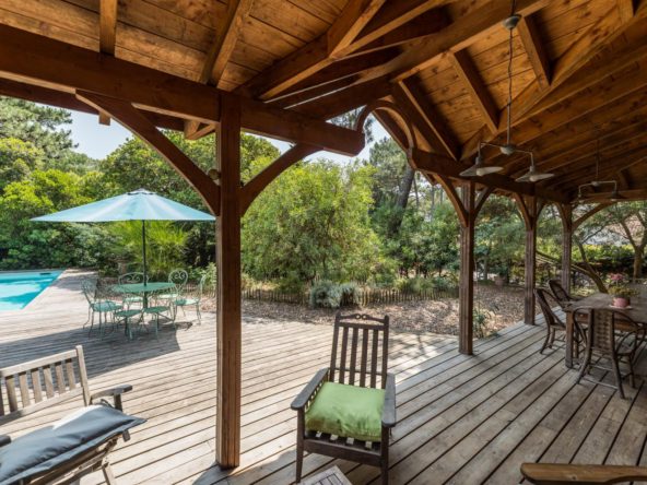 Cap Ferret Village villa tout bois en location de vacances
