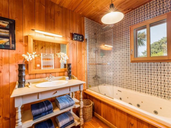 Cap Ferret Village villa tout bois en location de vacances