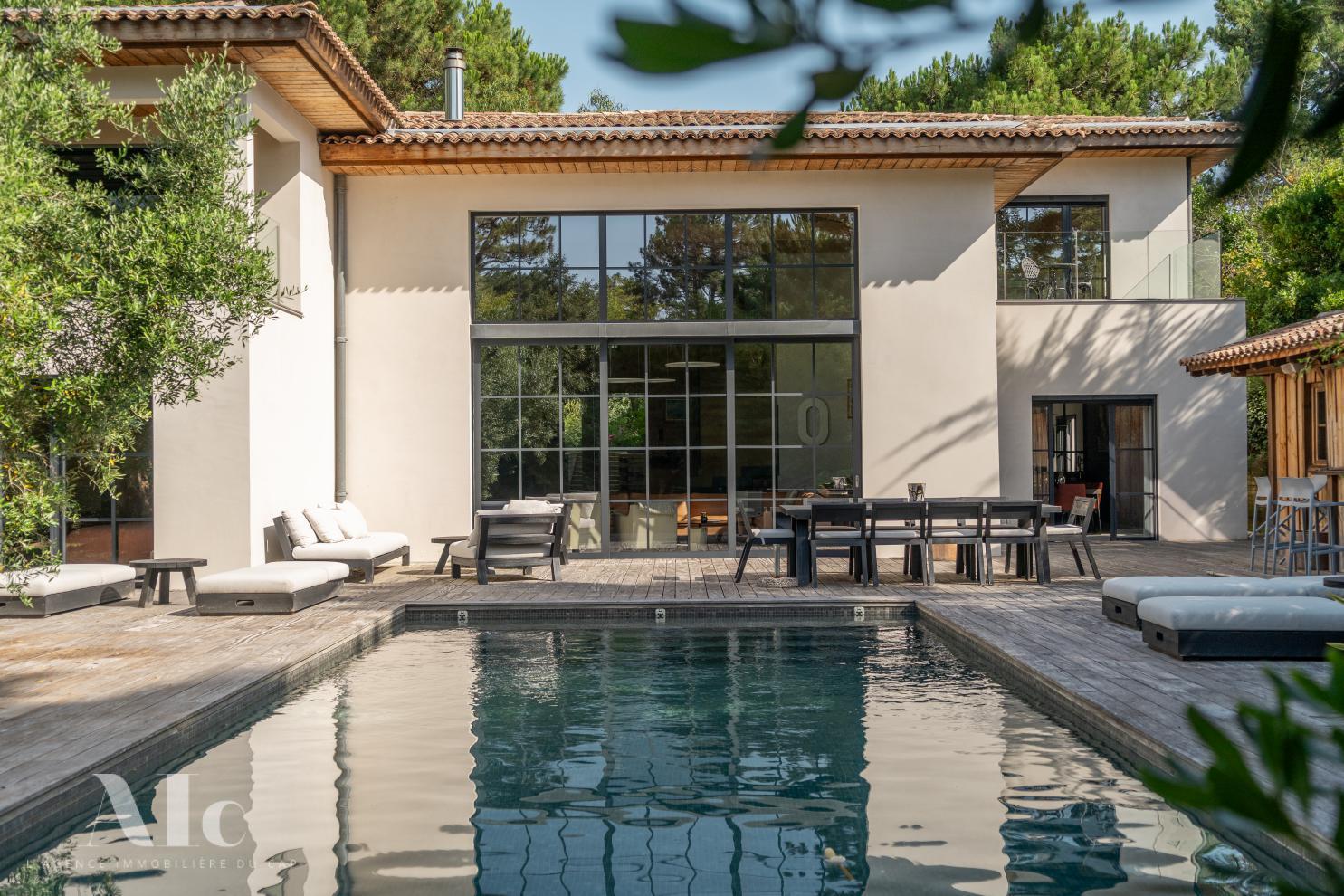 DSC01947 Cap Ferret grande villa d'architecte à vendre