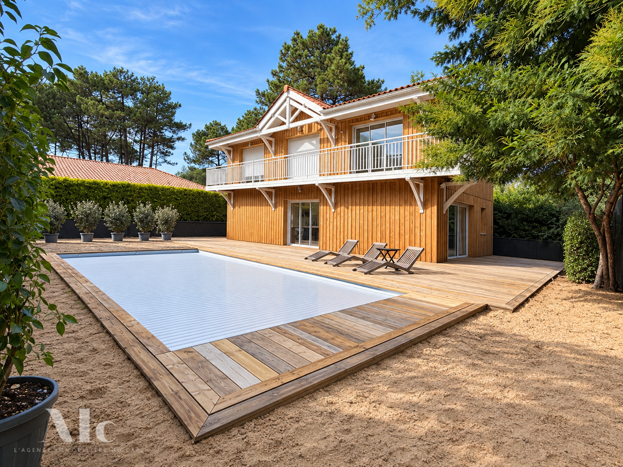 Cap Ferret Américains villa avec piscine
